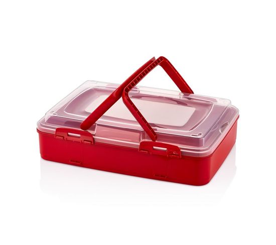 Boîte à Gâteaux à Emporter Rouge Hgl719-red