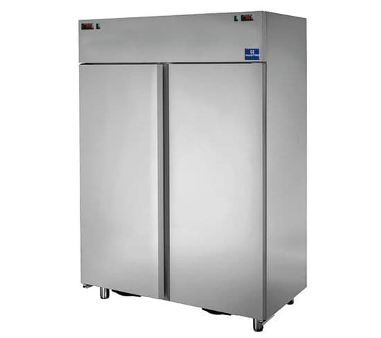 Réfrigérateur 600+600 Litres En Inox À 2 Températures, 0°/+10°c -18°/-22°c -