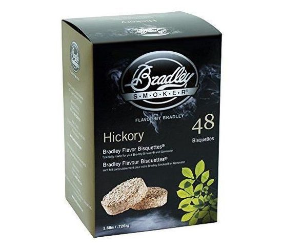 Pack 48 Bisquettes De Fumage Bradley Smoker - Hickory