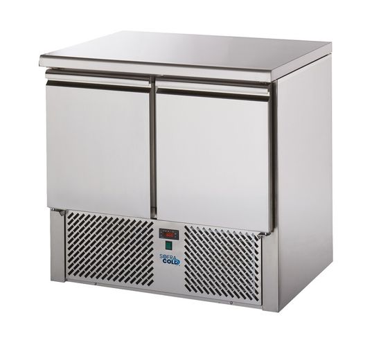 Mini-table Réfrigérée Positive 2 Portes - 210 L -