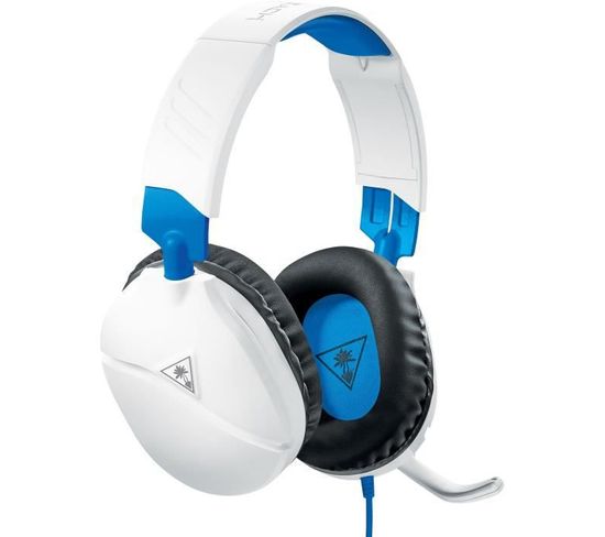 Casque Gamer Recon 70p Pour PS4 Blanc Compatible Xbox One, Nintendo Switch, Appareils Mobile