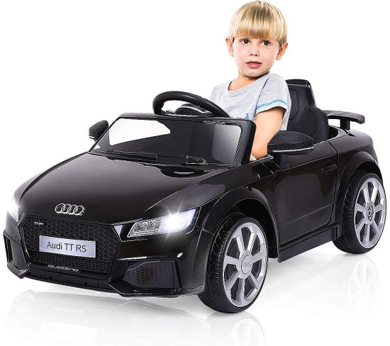 Audi Voiture Electrique Pour Enfants 12v Max. 5 Km/h Avec 2 Moteurs , Mp3,télécommande 2.4g