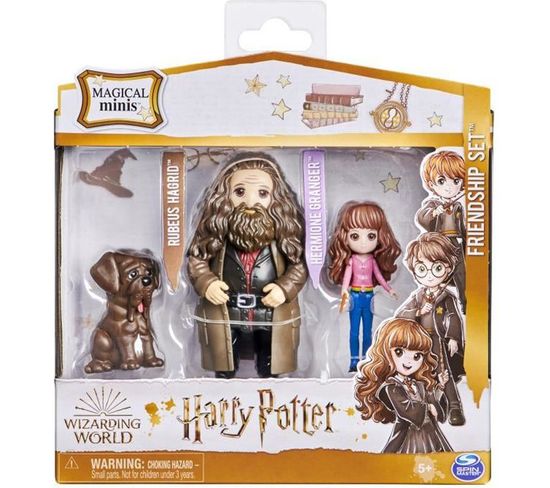 Wizarding World - Pack Amitié Magical Minis Hermione et Hagrid - Univers Harry Potter