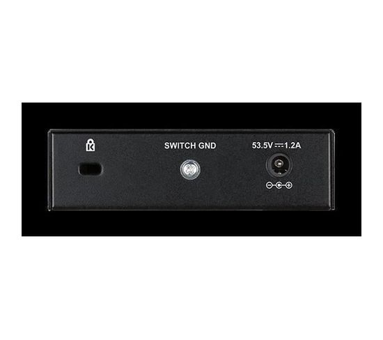 Switch De Bureau Dgs-1005p - Gigabit Poe+ 5 Ports - Noir