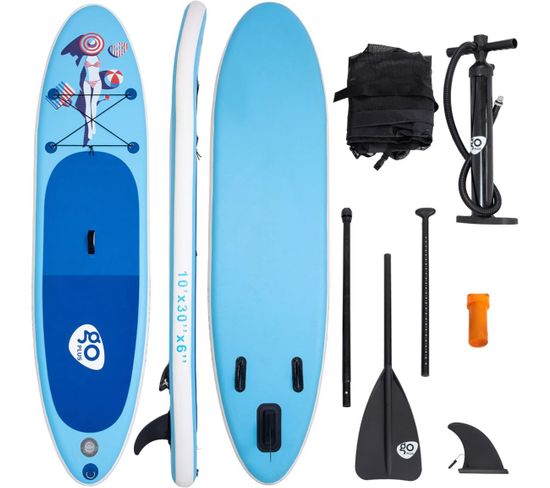 Paddle Board Gonflable Stand Up Paddle Gonflable Planche De Paddle Bleu