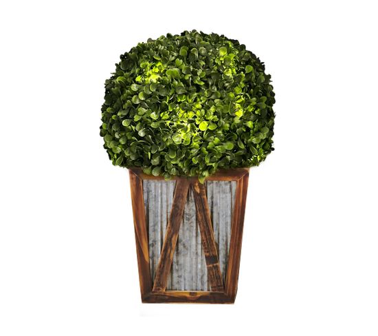 Plante Arbuste Artificiel En Pot LED