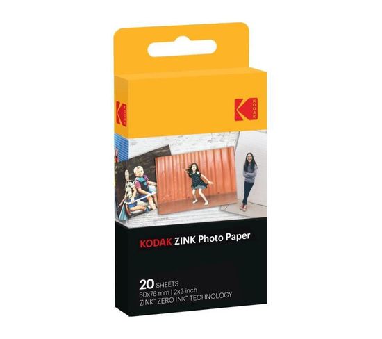 Papier Zink 2 X 3 Pack De 20 Feuilles Pour Appareil Printomatic  Papier Premium  Couleurs Vives Hd