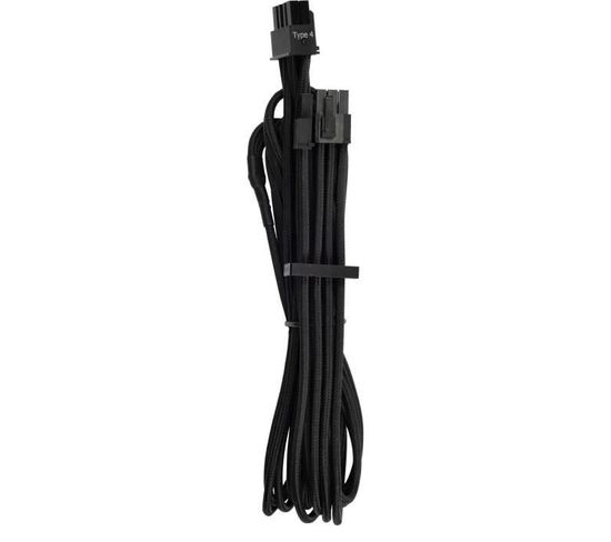 Câbles PCie Premium (connecteur Simple) A Gainage Individuel-2a Noirs (cp-8920243)
