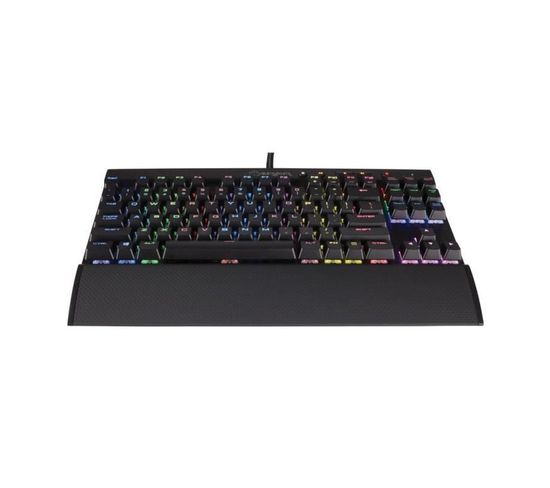 Clavier Gamer Mecanique Compact K65 Rgb Rapidfire Cherry Mx Speed Ch9110014fr