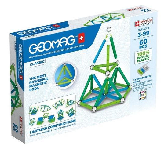 Geomag - Ecofriendly 60 PCs Color