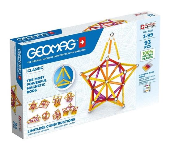 Geomag - Ecofriendly 93 PCs Color