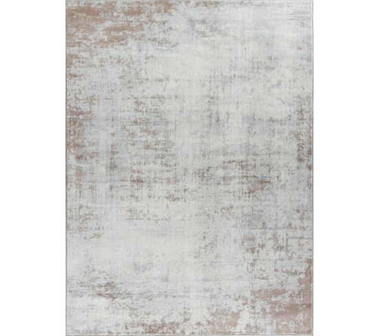 Tapis Abstrait Moderne Beige/blanc 160x215