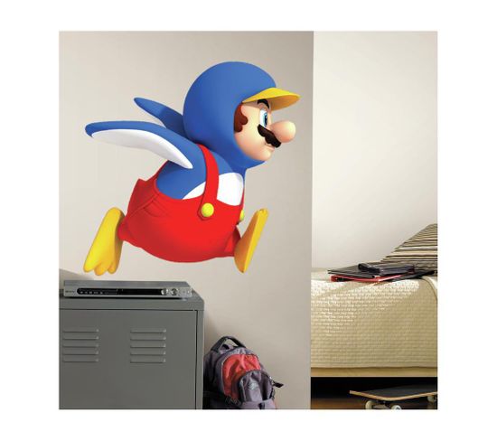 Stickers Repositionnables Super Mario, Nintendo 86x71 - Super Mario