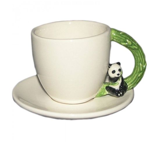 Tasse à Café Anse En Forme De Panda