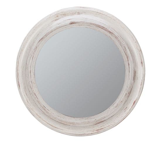 Miroir D58 cm MARIE Blanc