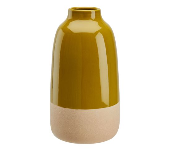 Vase H25 cm LINO Jaune