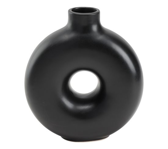 Vase H. 21 cm Circle Noir
