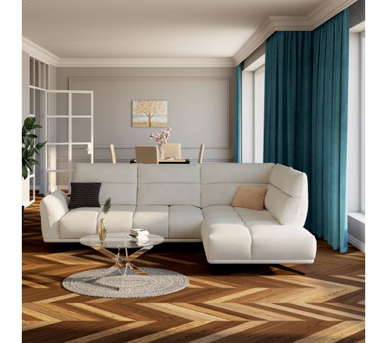 Raccord Angle Droit 90° Panduit T70RAIW - Pour Goulotte PVC T-70, Couleur Blanc Cassé