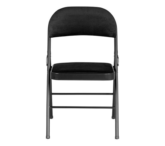 Chaise pliante H.78 cm SOREN Noir