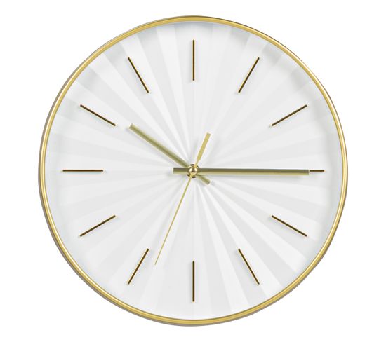 Horloge Ø 30 cm NELIA Doré