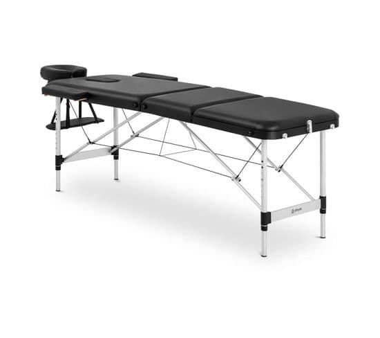 Table De Massage Pliante Cadre Aluminium Revêtement : Pvc Noire 14_0003636