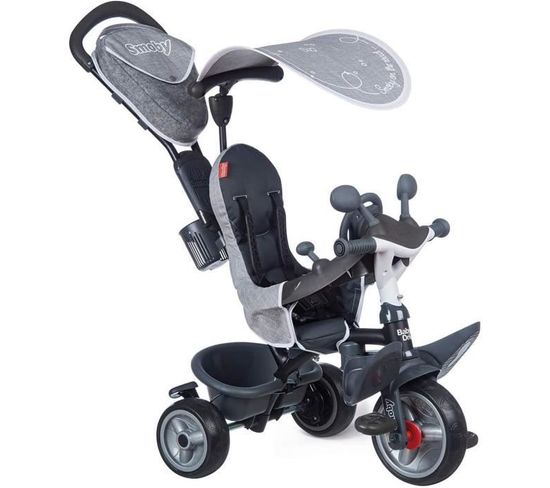 Tricycle Enfant Baby Driver Plus Évolutif Gris