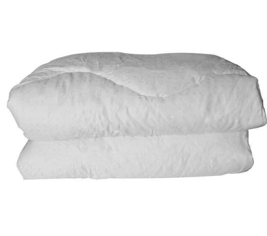 Couette Enveloppe Coton Protection - 260x240 Cm - Blanc