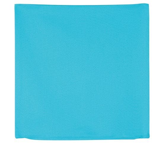 Housse De Coussin En Toile Extérieure - 40x40 Cm - Bleu