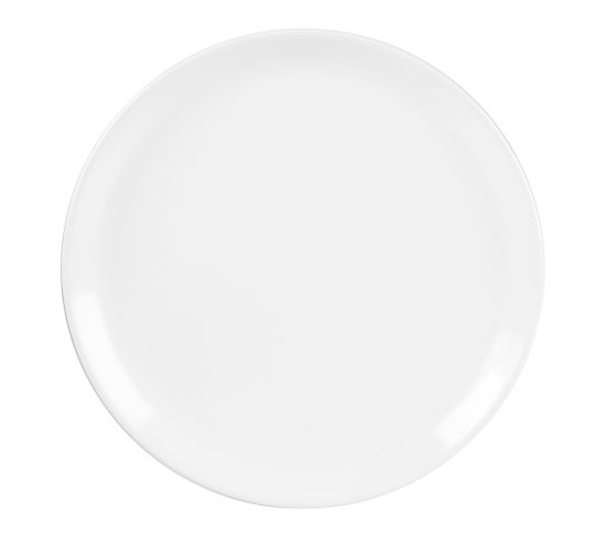 Assiette Plate Itit Blanc 25 Cm (lot De 6)