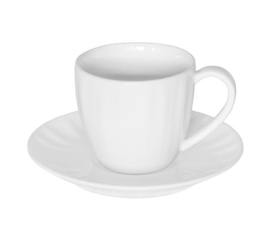 Tasse à Café Et Sa Sous-tasse Emma 10 Cl (lot De 6)