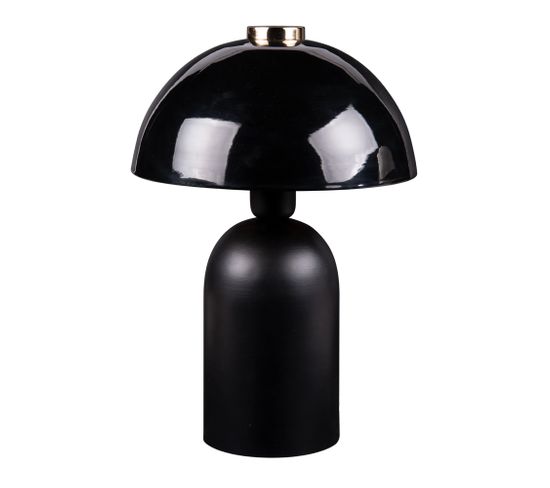 Lampe En Métal Noir 39 Cm