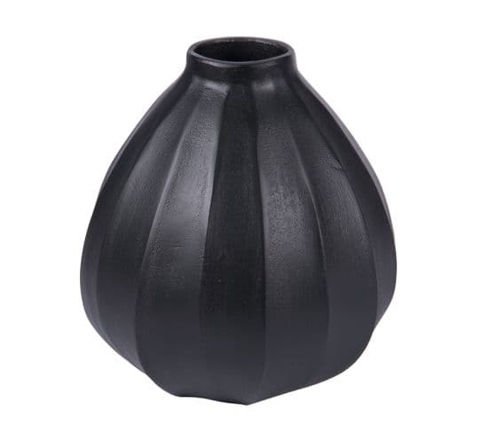 Vase Poire Juno Noir 21 Cm