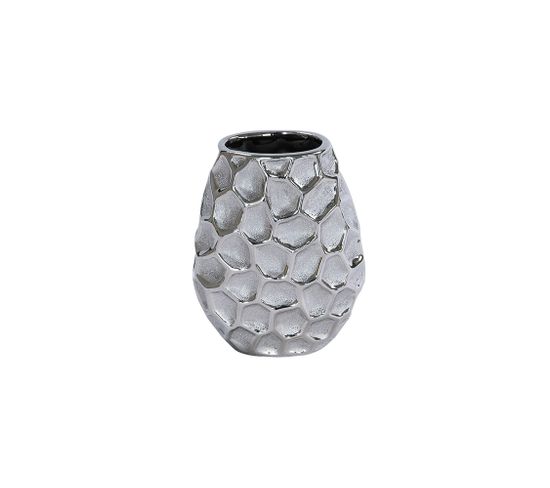 Vase Martel Boule Silver 16 Cm