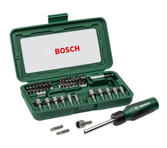 Coffret De Vissage - 46 Pièces - Bosch - 2607019504