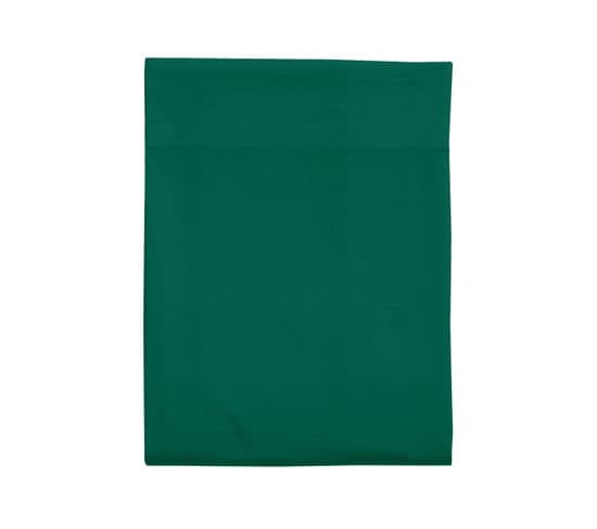 Drap Plat En Coton Vert Opale 270x300
