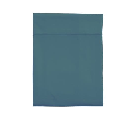 Drap Plat En Coton Bleu Cascade 240x300