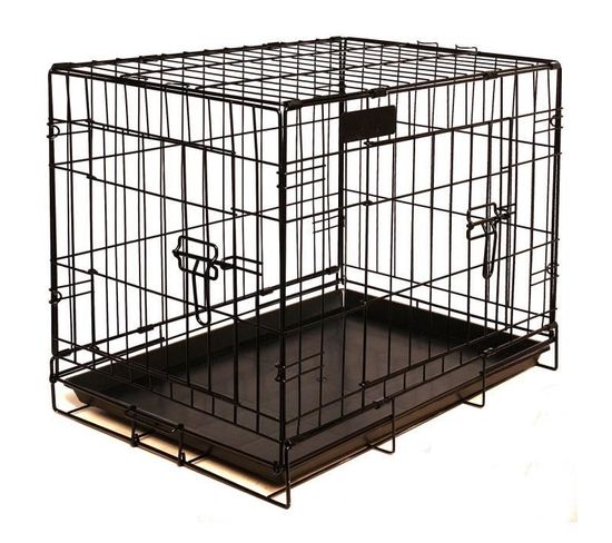 Cage Pour Chien Taille M Noir 79 Cm