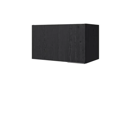 Ensemble Cuisine ANNA - Noir- L.120 cm vue de profil