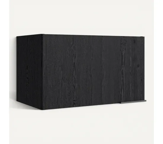 Ensemble Cuisine ANNA - Noir- L.120 cm vue 3/4