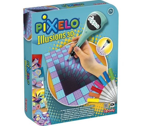 Pixelo Illusion 3d Fonctionne Avec 1 Pile Lr03 Non Incluse