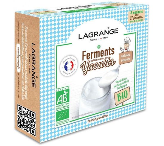 Ferments Pour Yaourts Natures Lagrange 385001