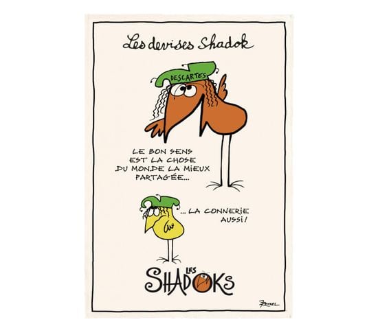 Torchon Shadoks Le Bon Sens Winkler