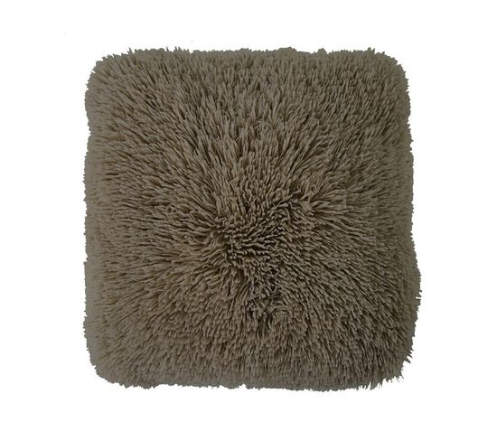 Coussin Moelleux Extra Doux Taupe 40x40 - Neo Yoga