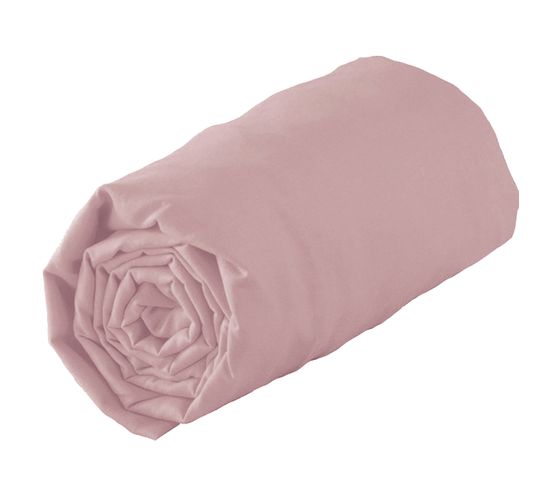 Drap Housse En 100% Coton Biologique - 200x200 Cm - Rose Blush