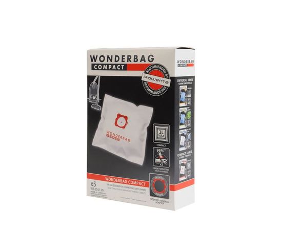Sac aspirateur ROWENTA Wonderbag Compact 3L x5