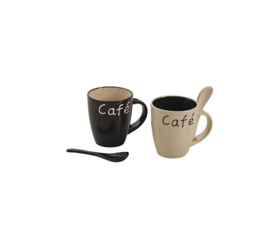 Mug à Café En Grès (lot De 2)