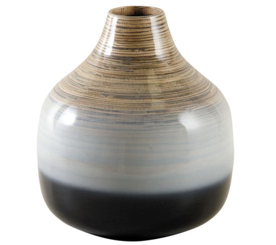 Vase Boule Bambou Laqué