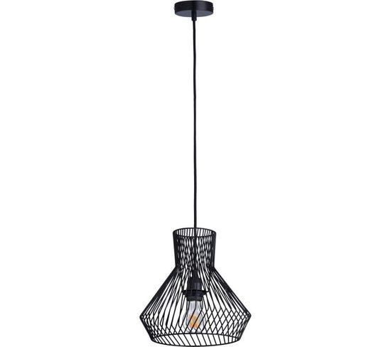 Lampe Suspension Design "geraldine" 134cm Noir
