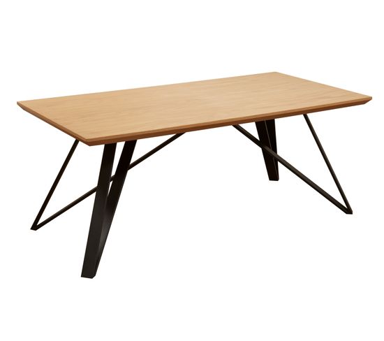 Table Basse Design "pontresina" 120cm Naturel