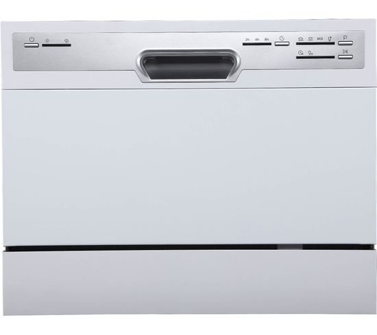 Lave-vaisselle 55cm 6 couverts 49db Blanc - Adp0601